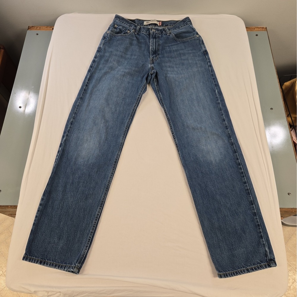 Levi's 550 Relaxed Fit Jeans Mens 30x34 Blue Medium Wash Denim Cotton Casual Y2K